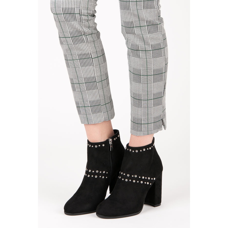 Seastar M275-tolppassa mokkanahkaiset nilkkurit musta 1