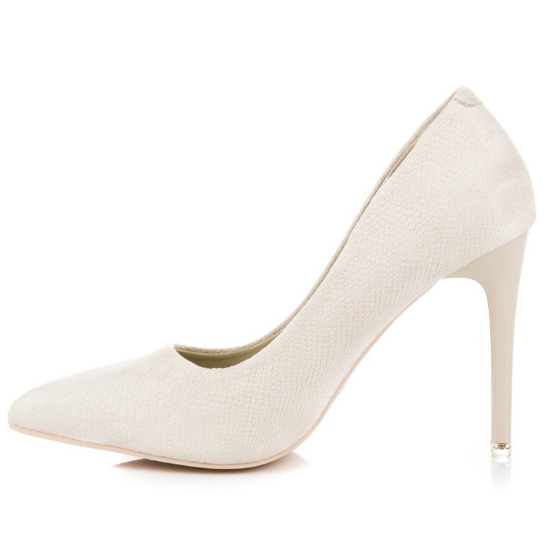 Kermanväriset korkokengät ruskea 1