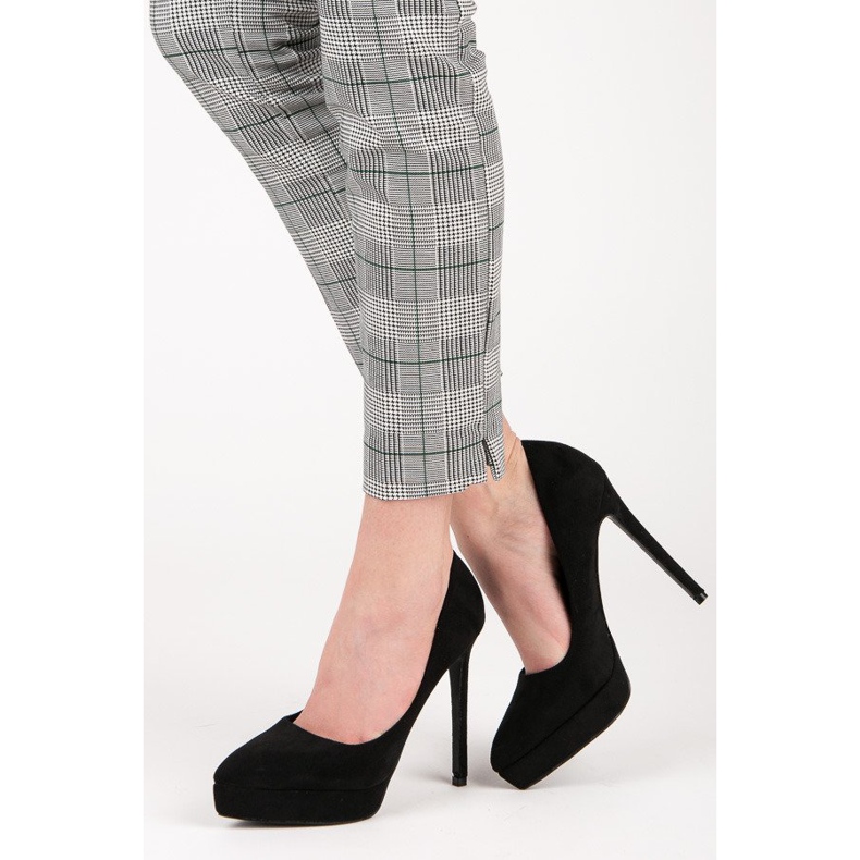 Bestelle Mokkakorkokengät alustassa musta 2