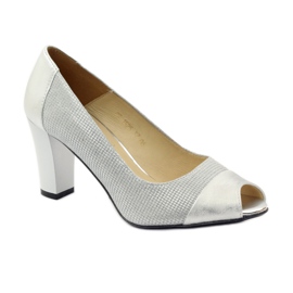 Naisten pumput Gamis 1525 hopea harmaa 1