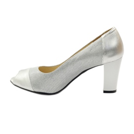Naisten pumput Gamis 1525 hopea harmaa 2