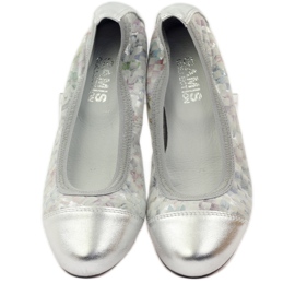 Naisten ballerinaresori Gamis 1402 harmaa monivärinen 5