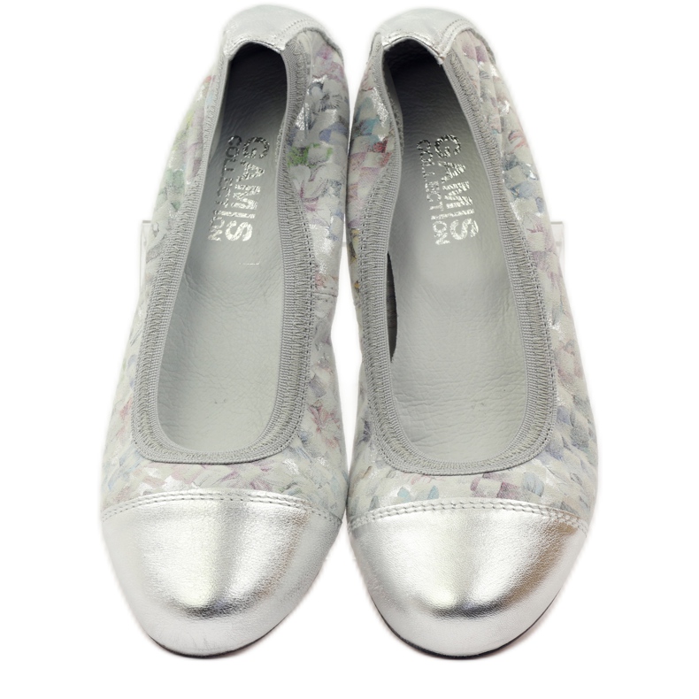 Naisten ballerinaresori Gamis 1402 harmaa monivärinen 5