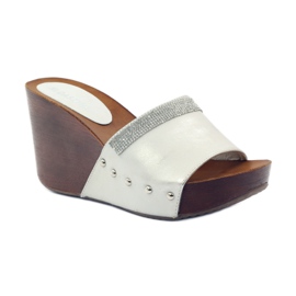 M.Daszyński Daszyński -kiilatossut, joissa kuutiomainen zirkonia harmaa 1