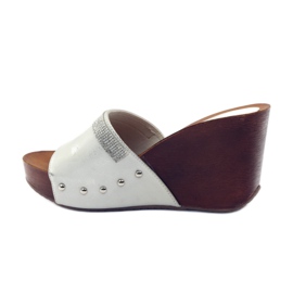 M.Daszyński Daszyński -kiilatossut, joissa kuutiomainen zirkonia harmaa 2