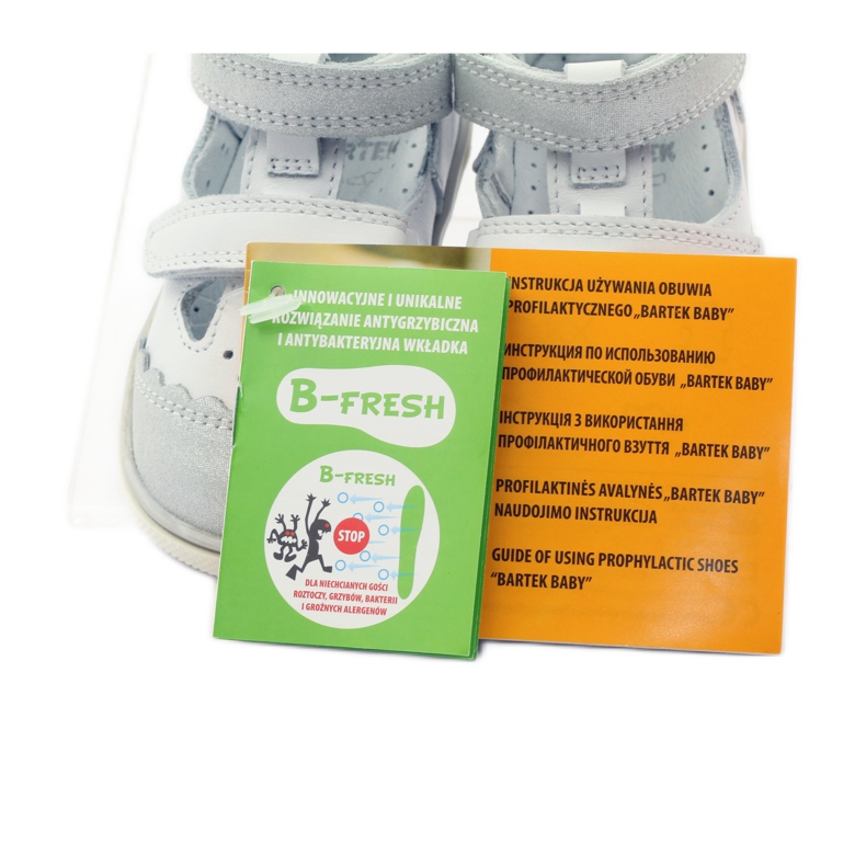 Tyttöjen sandaalit Bartek 81798 valkoinen 5