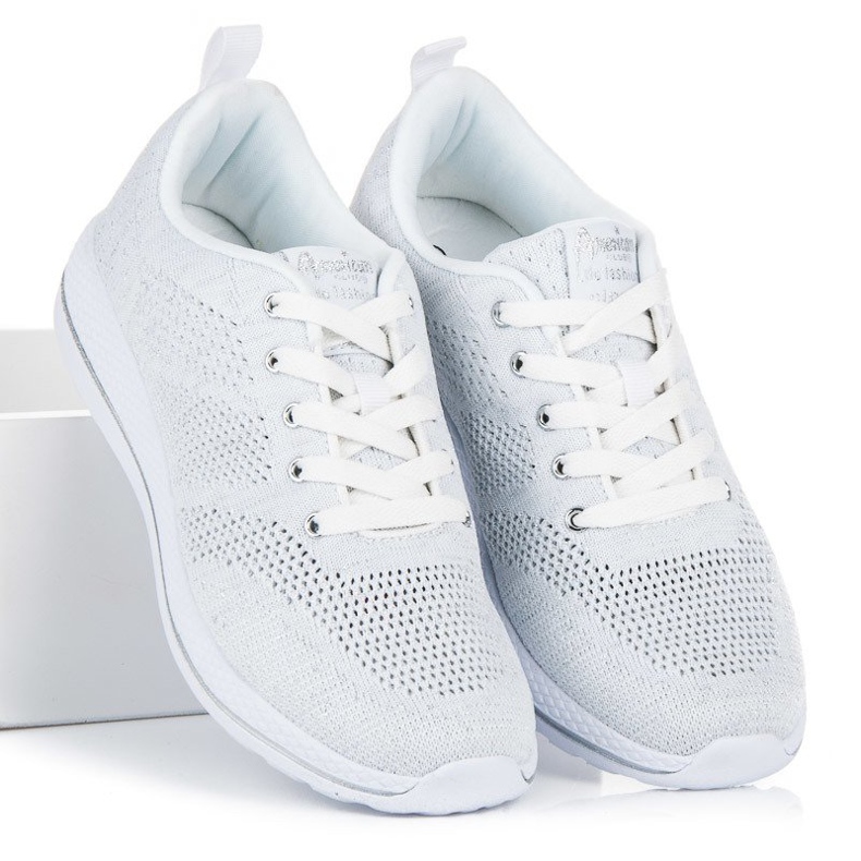 American Club Valkoiset amerikkalaiset urheilukengät valkoinen 1