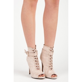 Seastar Avokärkiset mokkanahkanilkkurit beige 1