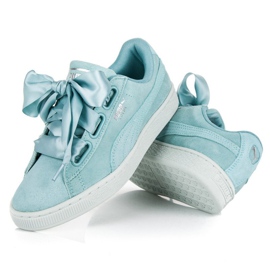 Puma Suede Heart Pebble WN`S sininen 2