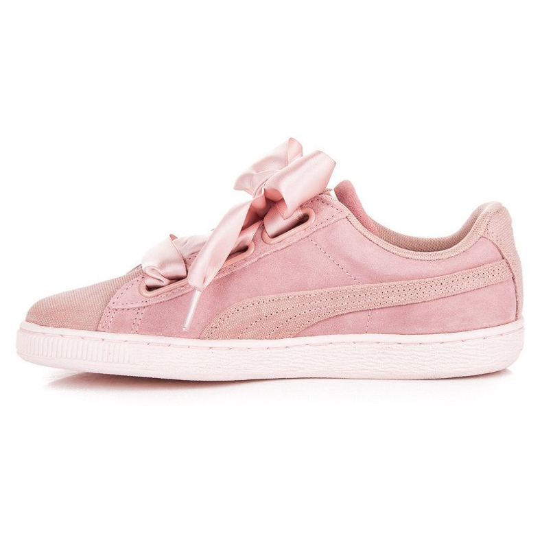 Puma Suede Heart Pebble WN`S vaaleanpunainen 1