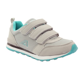 American Club Amerikkalaiset nahkapohjalliset urheilukengät vihreä harmaa 1