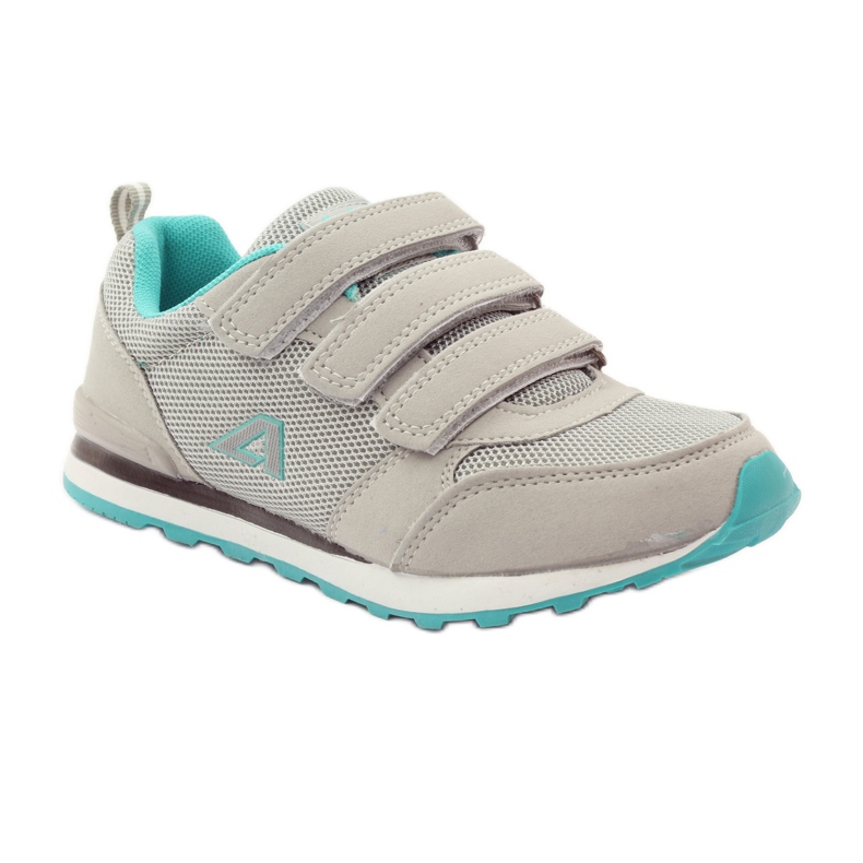 American Club Amerikkalaiset nahkapohjalliset urheilukengät vihreä harmaa 1