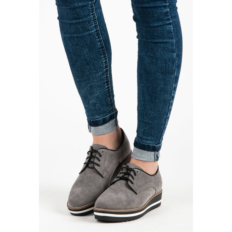 Ch. Creation Mokkanahkasaappaat harmaa 1 Ch. Creation Mokkanahkasaappaat harmaa 1