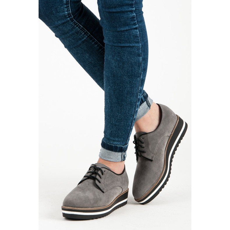 Ch. Creation Mokkanahkasaappaat harmaa 2 Ch. Creation Mokkanahkasaappaat harmaa 2