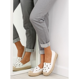 Valkoiset espadrillit valkoiset 7680 valkoiset valkoinen 1