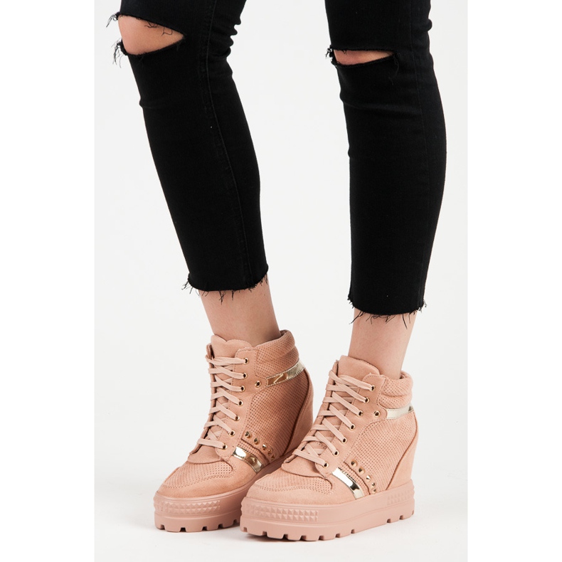 Bestelle Platform lenkkarit vaaleanpunainen 1