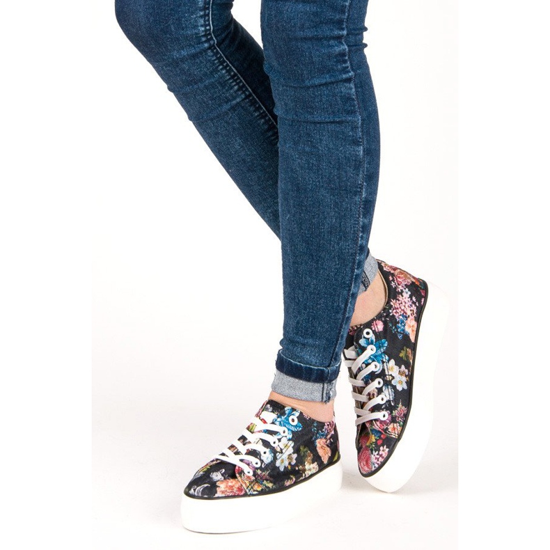 Yes Mile Sidotut tennarit kukilla monivärinen 2