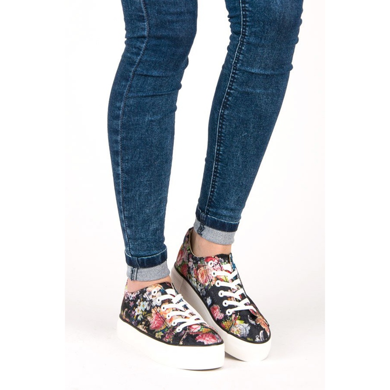 Yes Mile Sidotut tennarit kukilla monivärinen 1