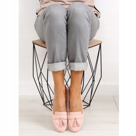 Pinkki Naisten vaaleanpunaiset housut 3147 Pinkki vaaleanpunainen 2