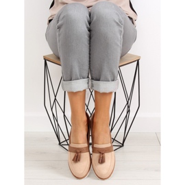 Naisten beige-loaferit 9167 Beige 2