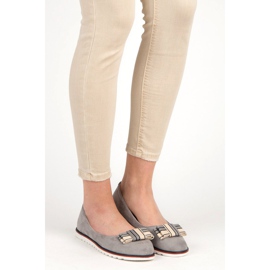 Mokkanaiset ballerinat harmaa 1