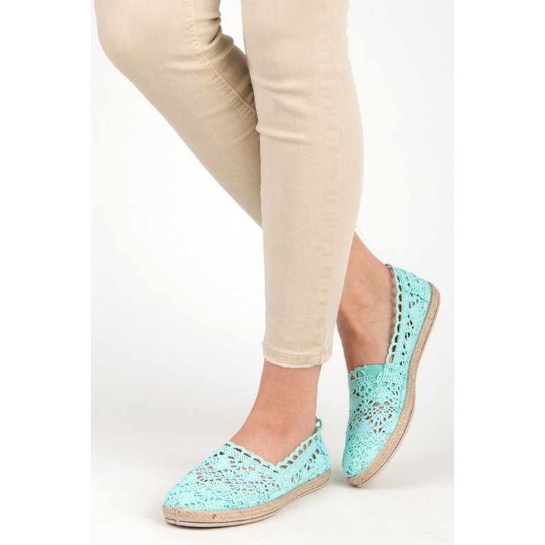 Seastar Minttupitsiä espadrilleja vihreä 1