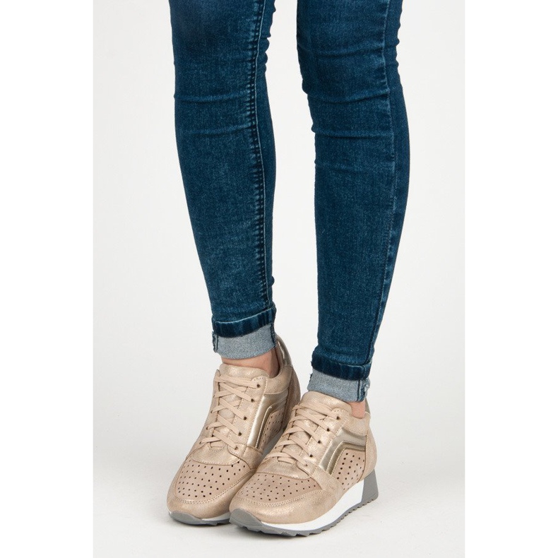 Kylie Muodikkaat lenkkarit lavalla keltainen 1