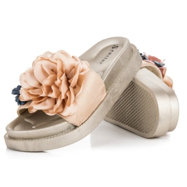 Seastar Kukat naisten tossut keltainen 2