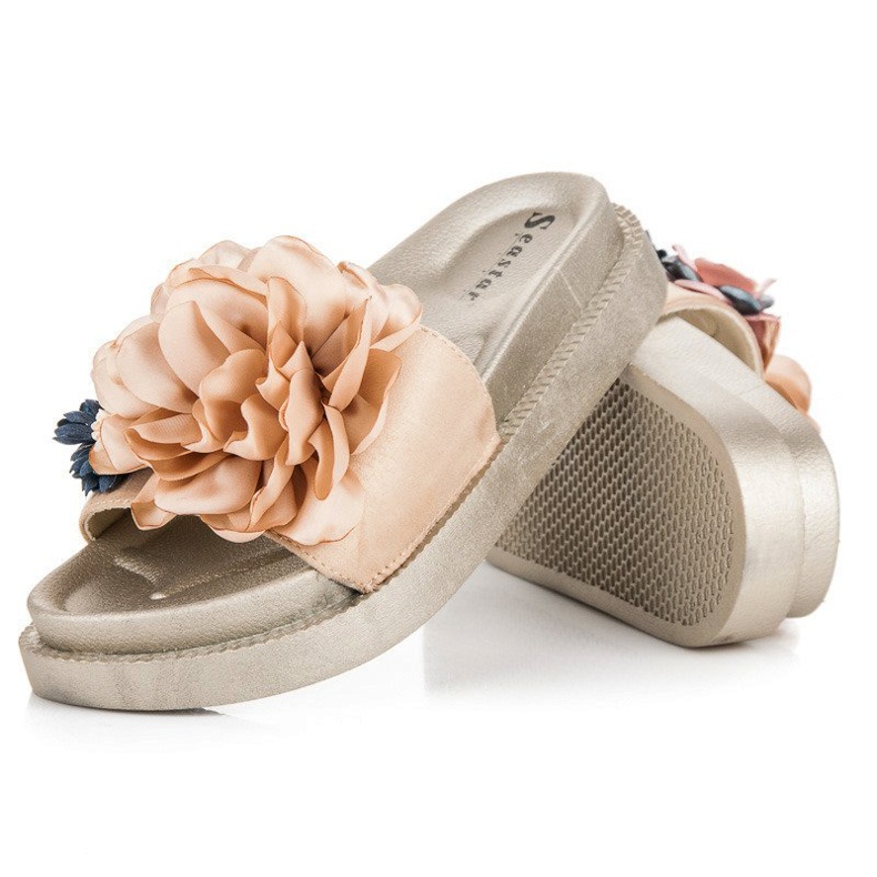 Seastar Kukat naisten tossut keltainen 2