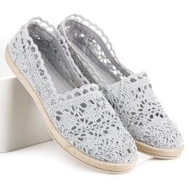 Seastar Harmaa pitsi espadrillit 1