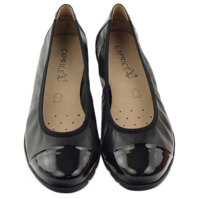 Caprice mukavat naisten balleriinit 9-22152-28 mustalla Onairin kanssa 4