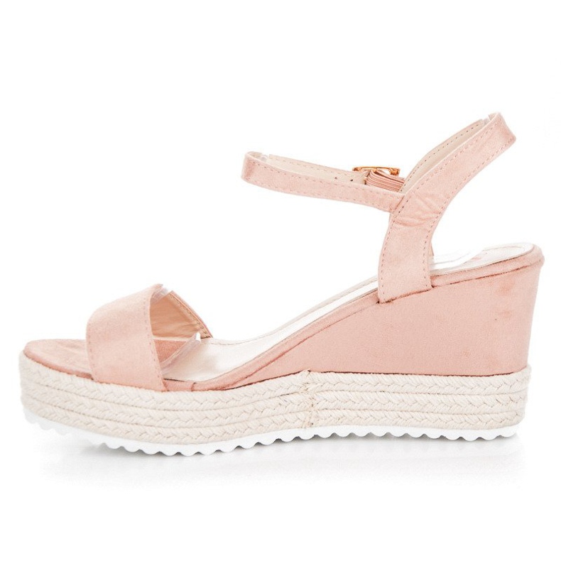 Seastar Wedge espadrillesandaalit vaaleanpunainen 1