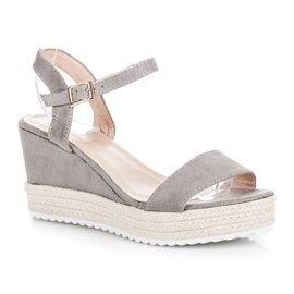 Seastar Wedge espadrillesandaalit harmaa 1 Seastar Wedge espadrillesandaalit harmaa 1