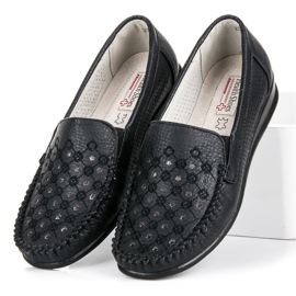 Hasby Mustat harjakattoiset loaferit 1