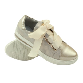 Creepers -nahkapohjaiset Filippo -kengät harmaa kultainen 3