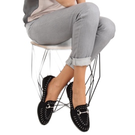 Musta Naisten mustat housut G241 Musta 2