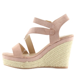 Espadrillit kiiloissa pinkki 333-8 Pink vaaleanpunainen 1