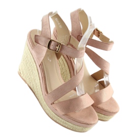 Espadrillit kiiloissa pinkki 333-8 Pink vaaleanpunainen 2