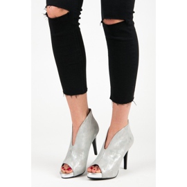 Vinceza Avokärkiset saappaat harmaa 1