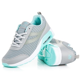 Ax Boxing Muodikkaat urheilukengät sininen harmaa 2