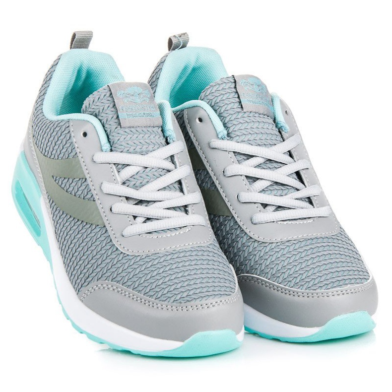 Ax Boxing Muodikkaat urheilukengät sininen harmaa 1