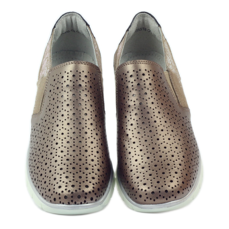 Filippo Nahkainen Sports Slip On ruskea monivärinen 4