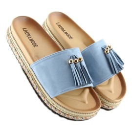 Siniset naisten tossut LS-93 LT.BLUE sininen 2