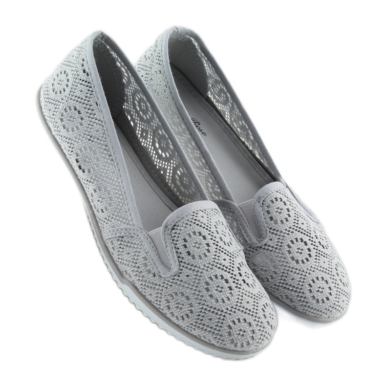 Harmaa pitsi slipony MN70 harmaa 1