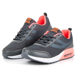 Ax Boxing Muodikkaat urheilukengät harmaa vaaleanpunainen 2