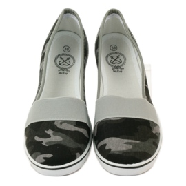 Mckey 182 kiilakorkoiset camo-lenkkarit vihreä 4