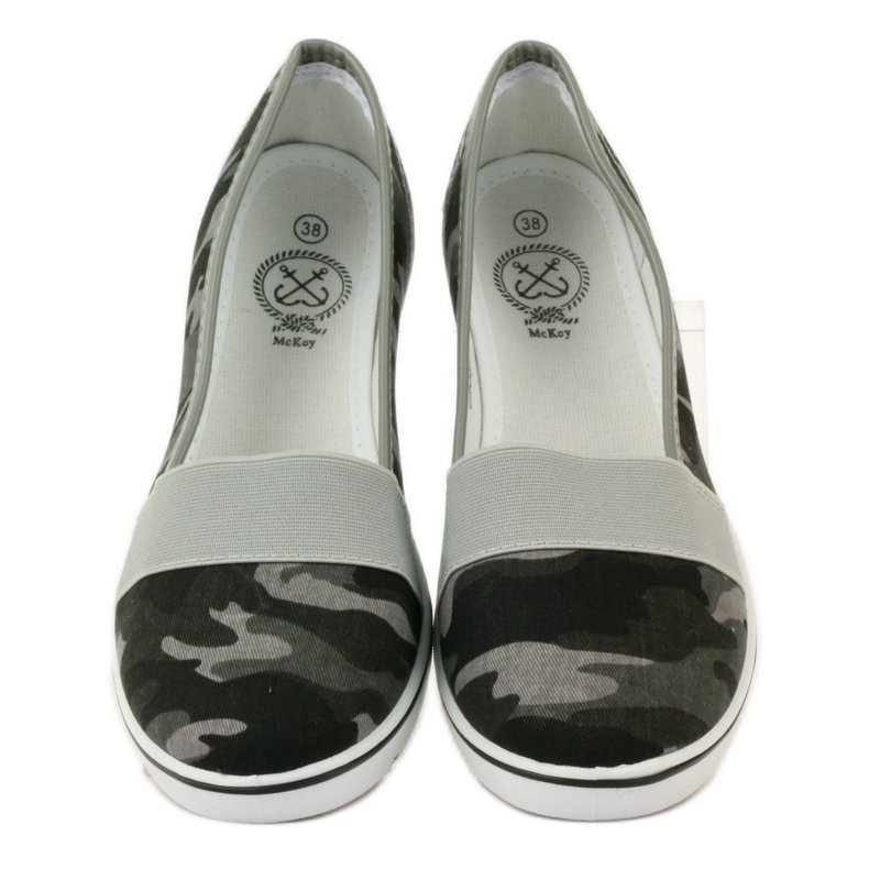 Mckey 182 kiilakorkoiset camo-lenkkarit vihreä 4