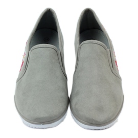 Mckey 180 kukalliset mokkanahkalenkkarit harmaa 4