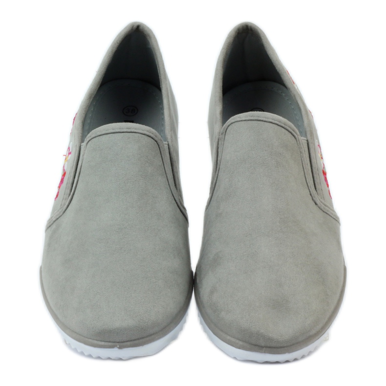 Mckey 180 kukalliset mokkanahkalenkkarit harmaa 4