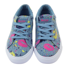 American Club Denim lenkkarit tennarit amerikkalaisessa suussa sininen 4